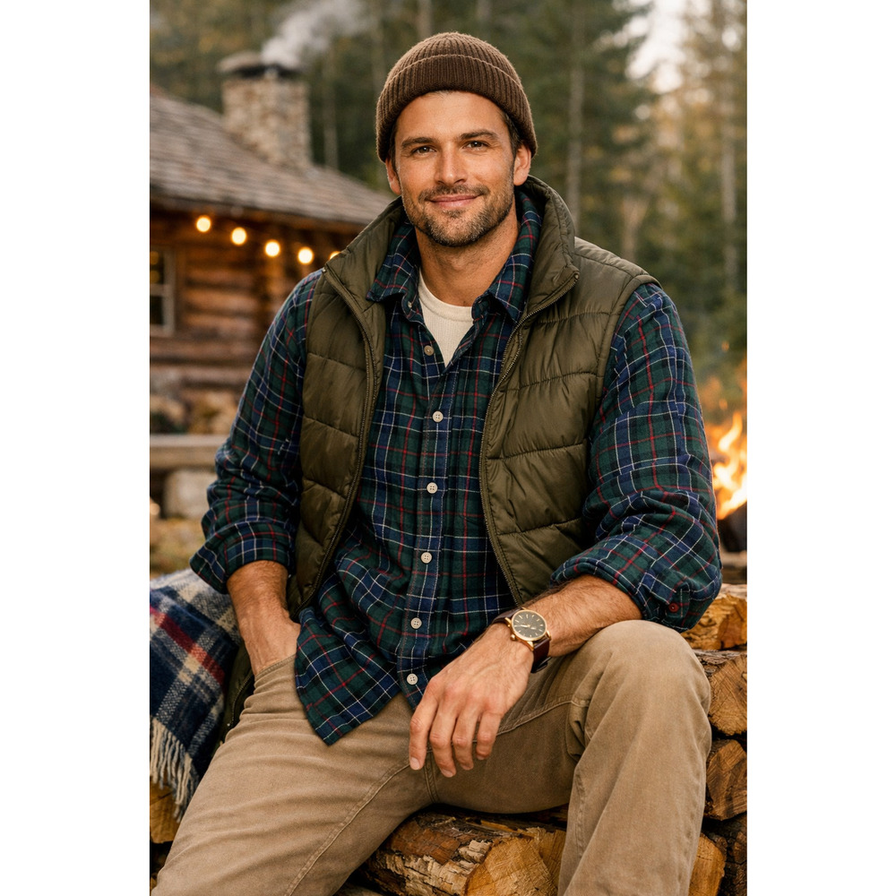 VTG Pendleton Mens Tartan Shirt Large Pure Virgin Wool Button Front Cabincore - Picture 1 of 8